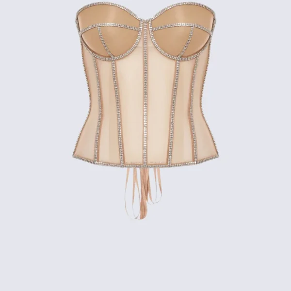 beige form bra corset waisttraine.com