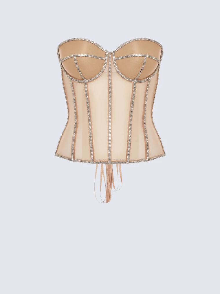 beige form bra corset waisttraine.com