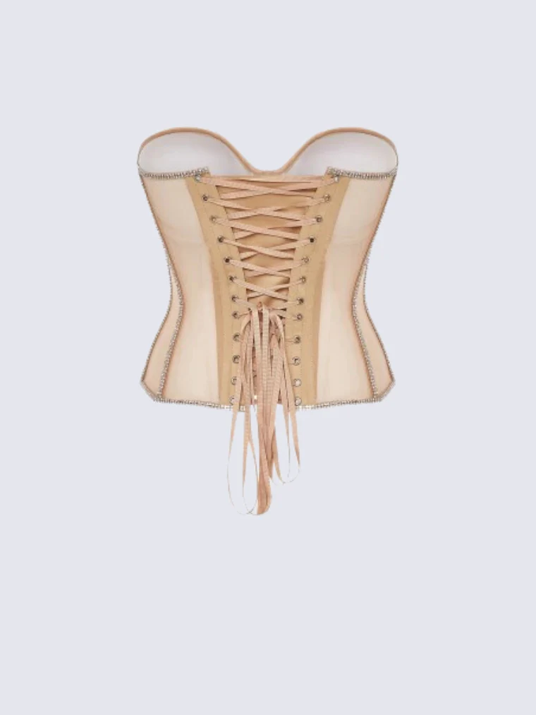 beige form bra corset waisttraine.com