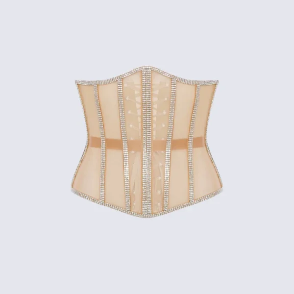 underbust fancy cape corset waisttraine.com