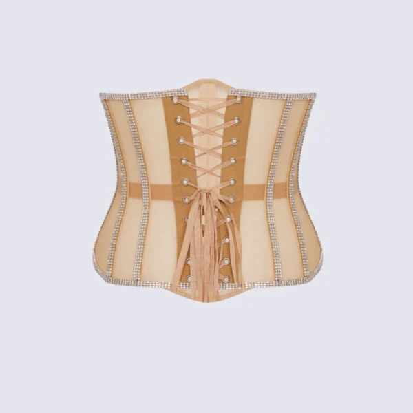 underbust fancy cape corset waisttraine.com