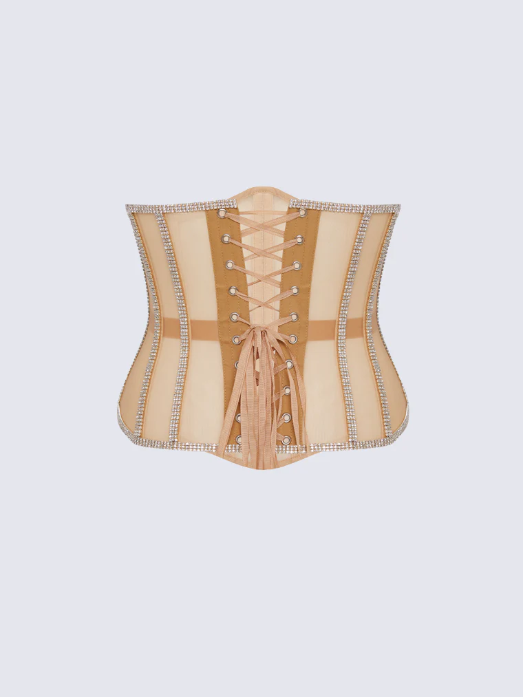 underbust fancy cape corset waisttraine.com