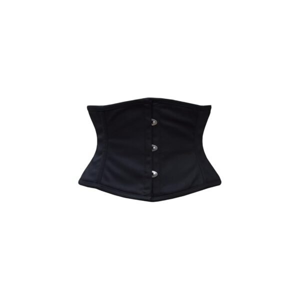 Black cotton corset short waist trainer summer corset mini waists-trainer.com