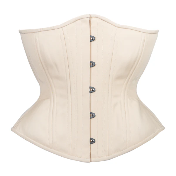 Beige Cotton Regular Corset Hourglass