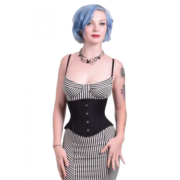 Black Cashmere Hourglass Short Corset
