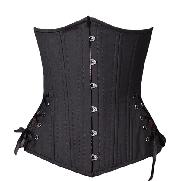 Black Cashmere Slim Long Corset