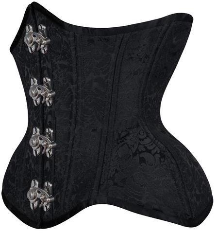 Steel Boned Underbust Waist Training C-lock Corset