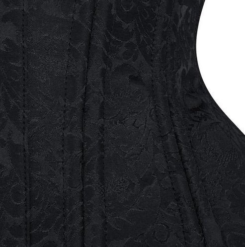 Steel Boned Underbust Waist Training C-lock Corset