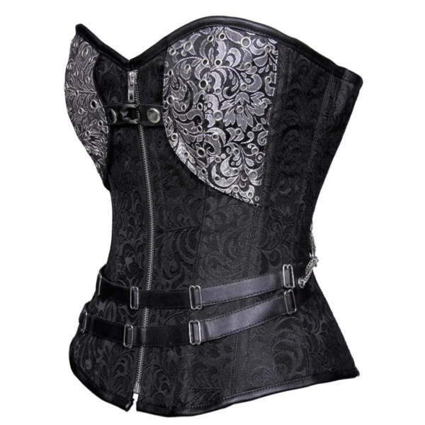Steampunk Gothic Steel Boned overbust corset