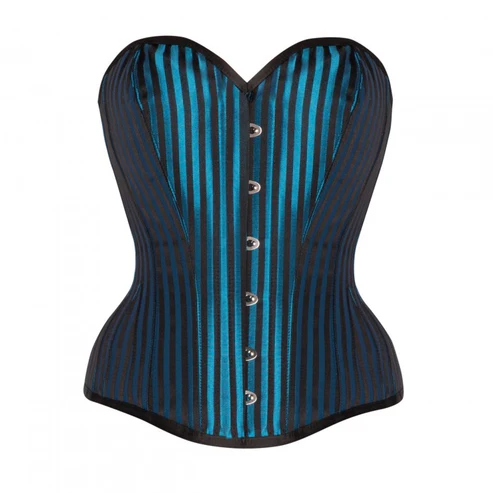 Sweetheart Hourglass Blue Overbust Corset