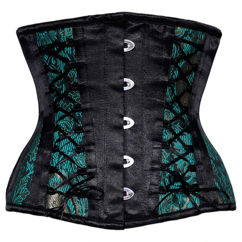 Jacquard Brocade Underbust Waist Reducing Corset