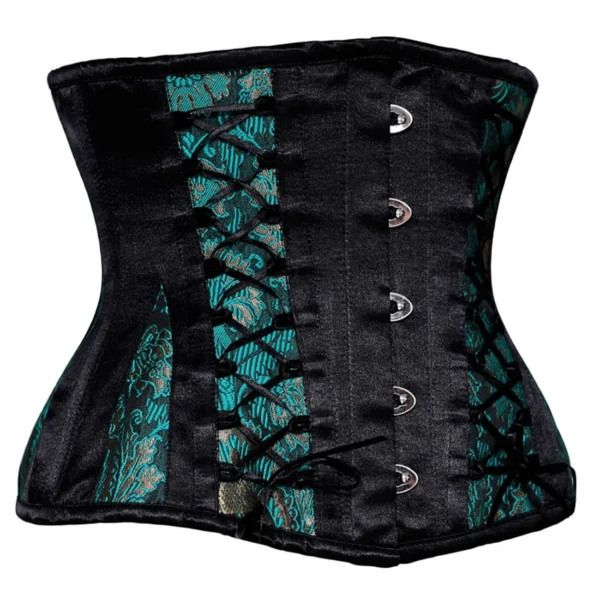 Jacquard Brocade Underbust Waist Reducing Corset
