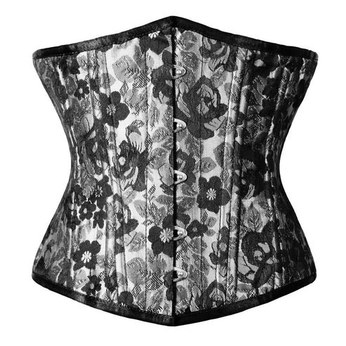 Brocade Waist Training Underbust Corset