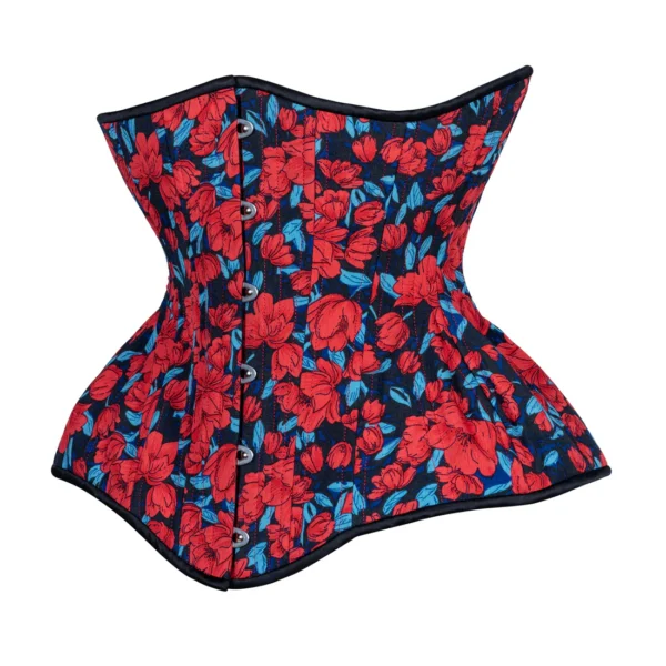 Cotton Printed Gemini Straight Long Corset
