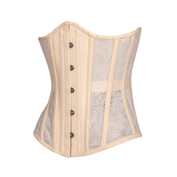 Beige Mesh Slim Regular Corset