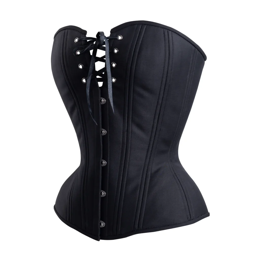 Black Cashmere Hourglass Overbust Corset