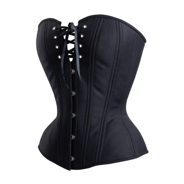 Black Cashmere Hourglass Overbust Corset