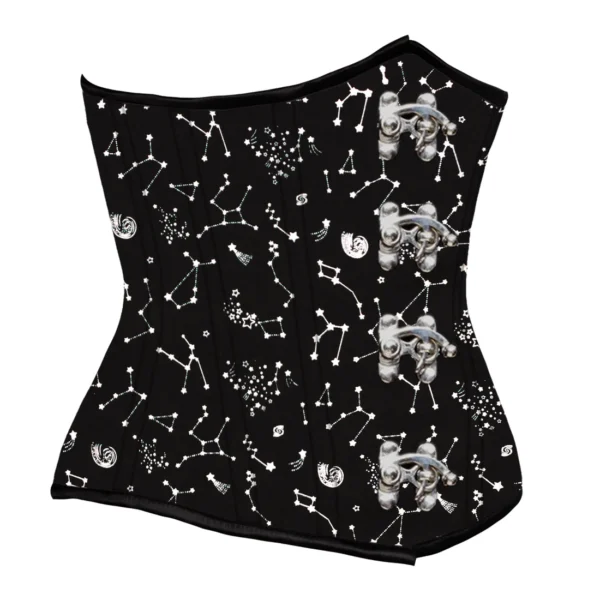 Cotton Printed Waist Training Underbust Corset