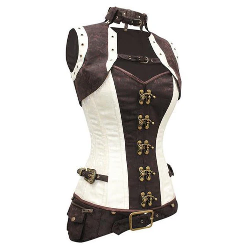 Longlined Steampunk Overbust Corset