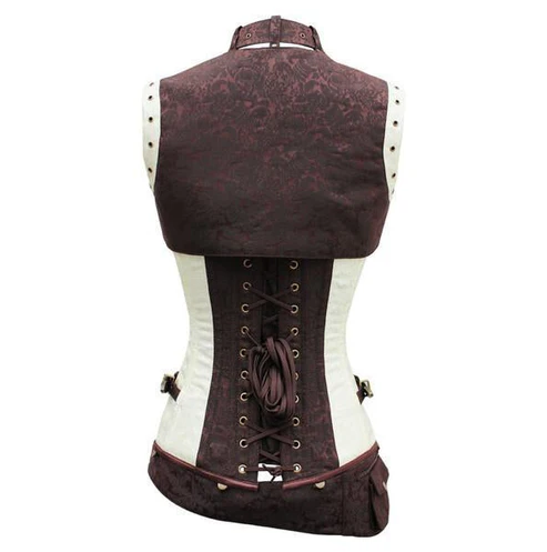 Longlined Steampunk Overbust Corset