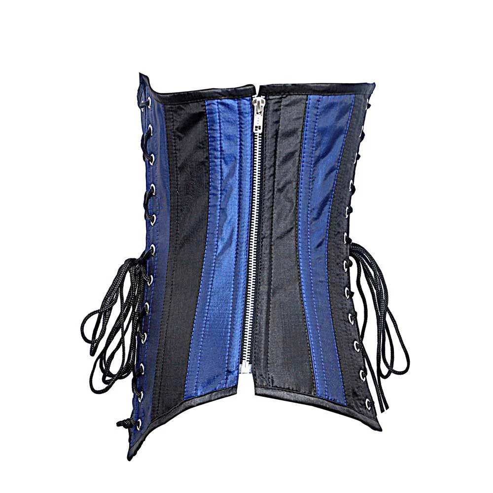 Side Zipper Longline Plus Size Underbust Corset