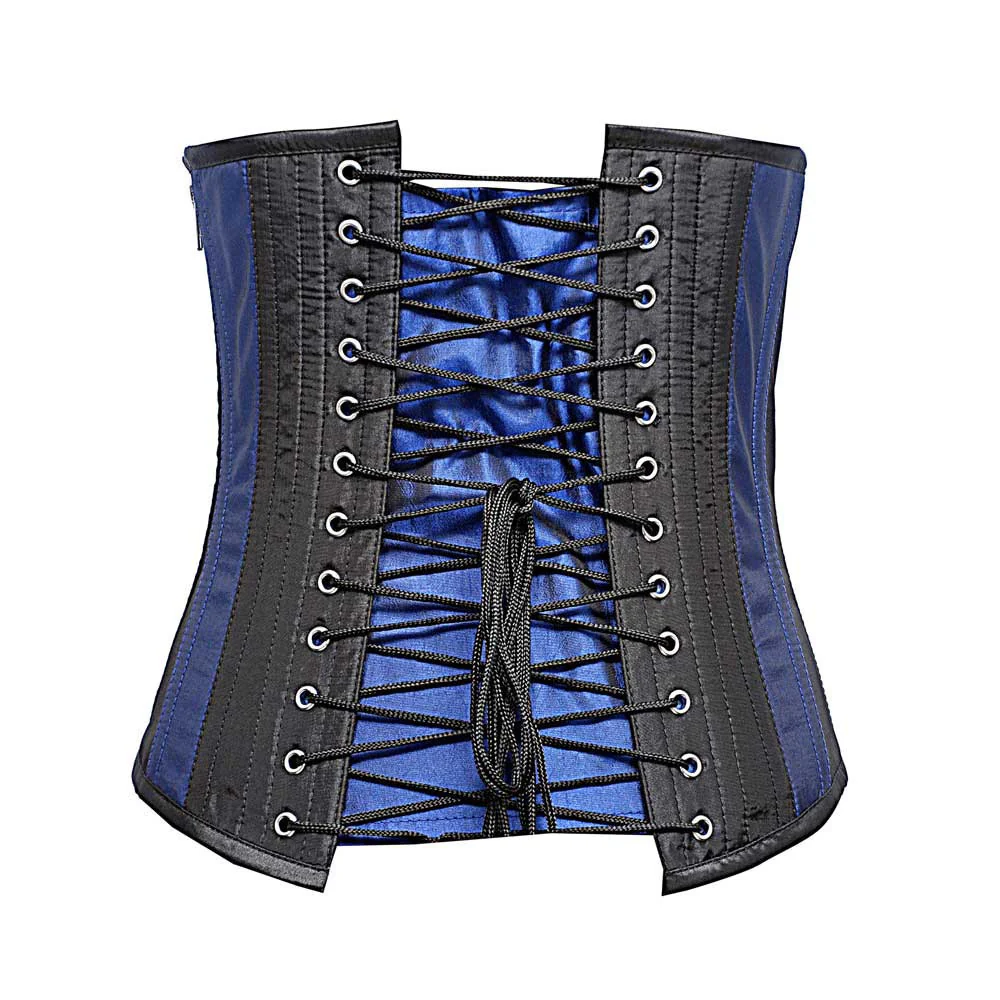 Side Zipper Longline Plus Size Underbust Corset