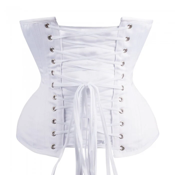 Steel Boned Waist Taiming Corset With Hip Gores