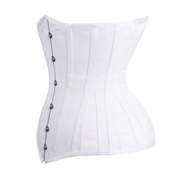 Steel Boned Waist Taiming Corset With Hip Gores