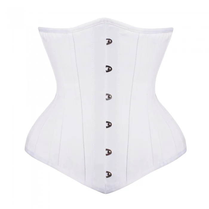 Steel Boned Waist Taiming Corset With Hip Gores