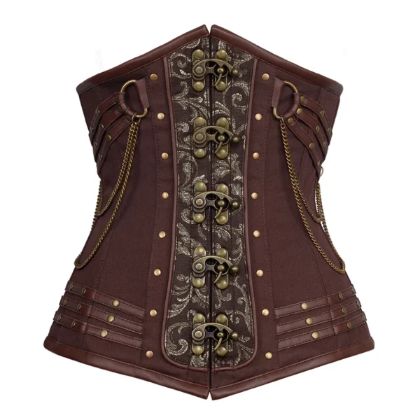 Steampunk Cotton Plus Size Underbust Corset
