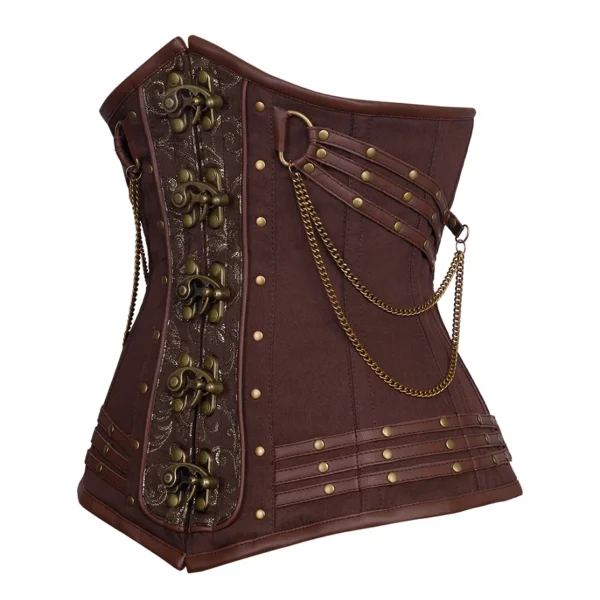 Steampunk Cotton Plus Size Underbust Corset