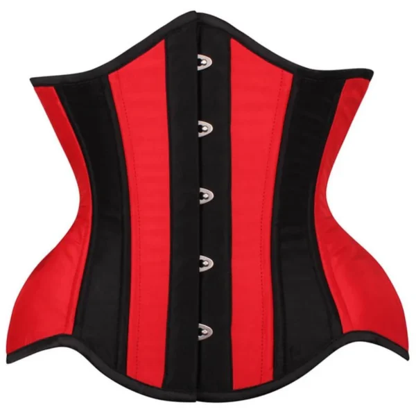 Curvy Red and Black Waist Training Corset