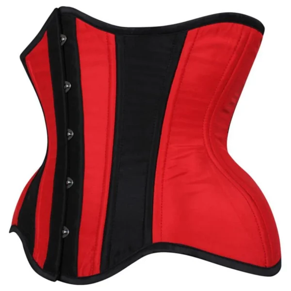 Curvy Red and Black Waist Training Corset