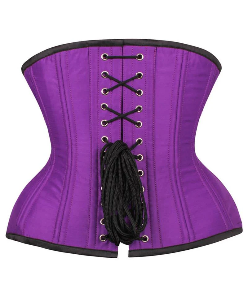 Waist Training Purple Curvy Corset