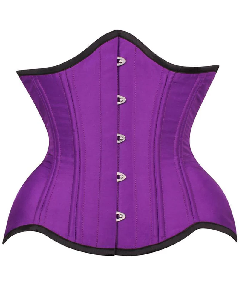 Waist Training Purple Curvy Corset