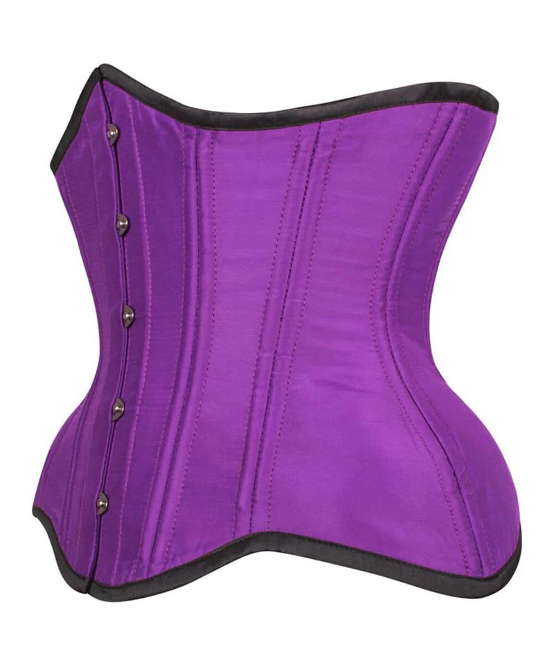 Waist Training Purple Curvy Corset
