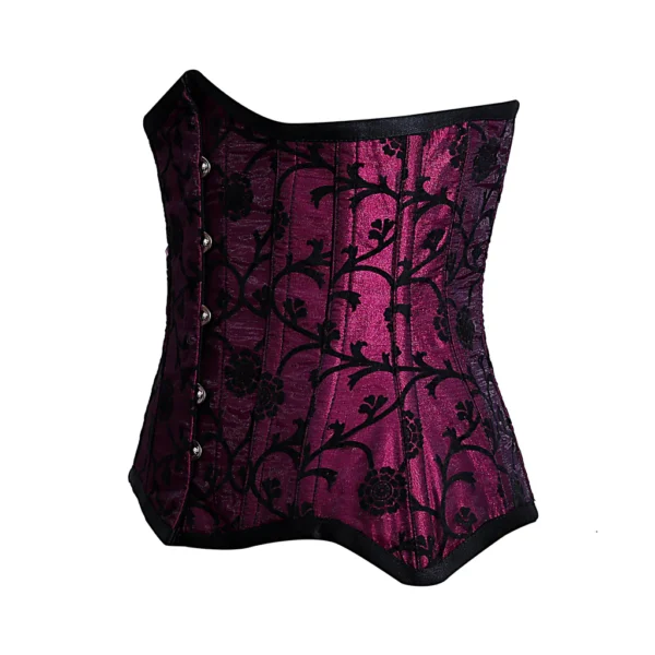Magenta Underbust Curvy Corset
