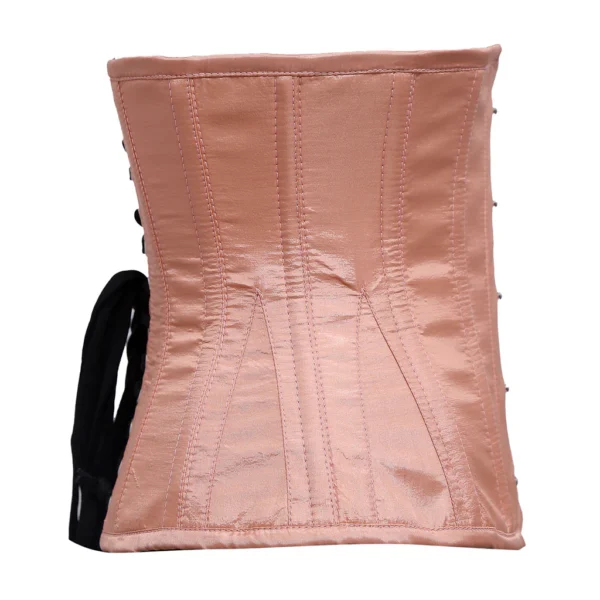 Latham Peach Taffeta Underbust Corset