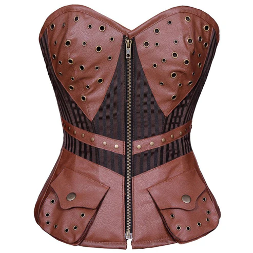 Bustomet Reporter Steampunk Overbust Corset