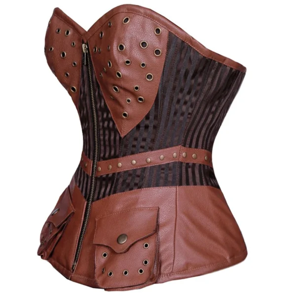Bustomet Reporter Steampunk Overbust Corset