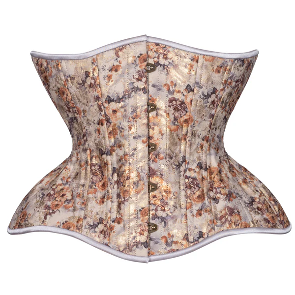 Floral Shimmer in Sepia Straight Corset Gemini Regular
