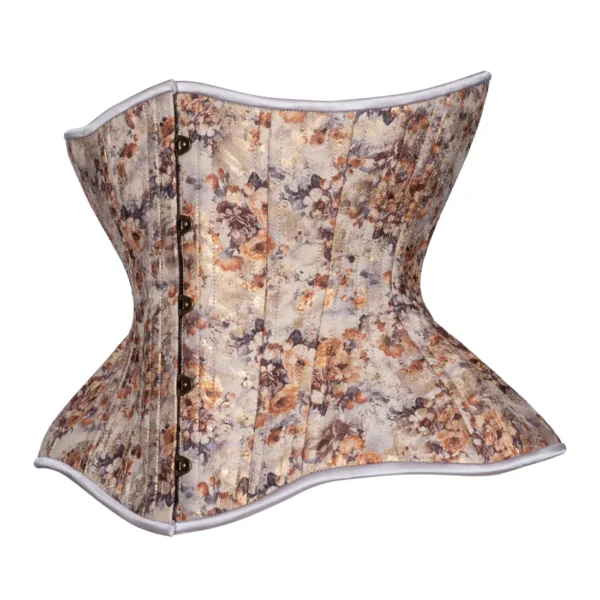 Floral Shimmer in Sepia Straight Corset Gemini Regular