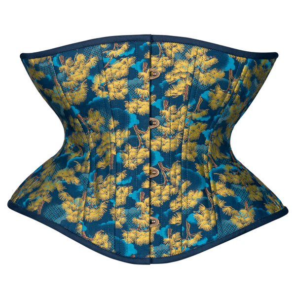 Dandelions on Blue Corset Libra Silhouette Regular