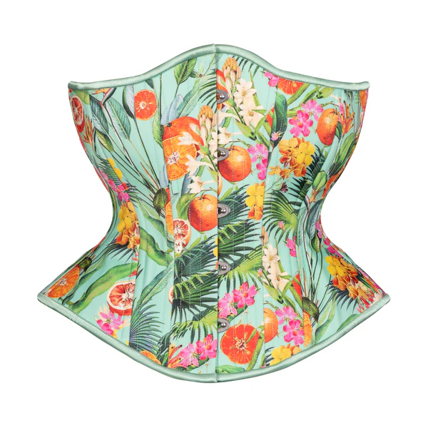 Citrus Mint Novice Corset Hourglass Silhouette