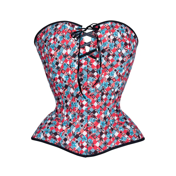 New Tic Tac Violets Overbust Hourglass Corset