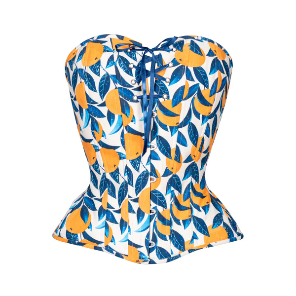 Happy Oranges Overbust Hourglass Corset