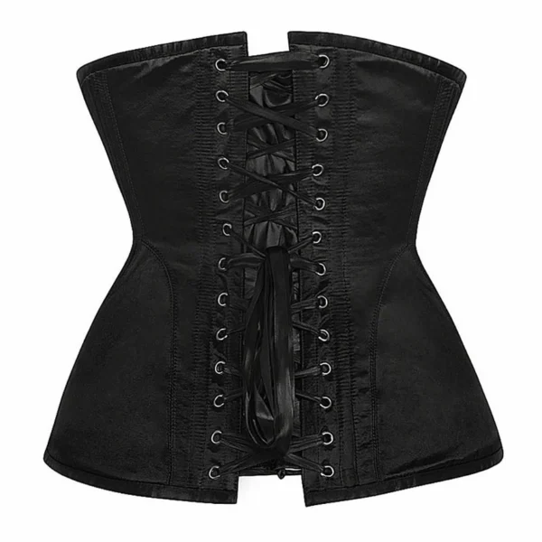 Burgundy Waist Trainer Steel Boned Longline Underbust Corset