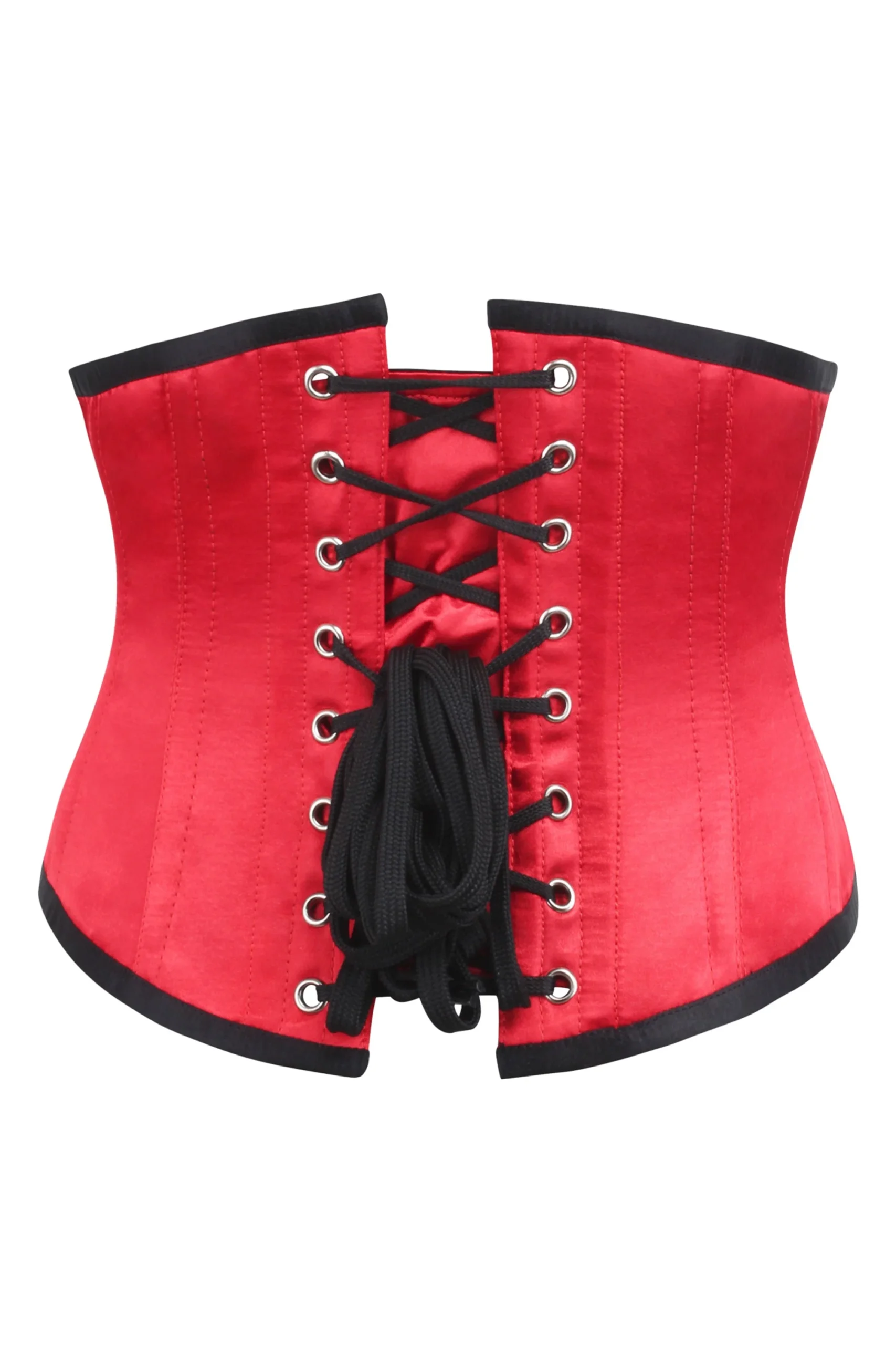 Red Satin Underbust Waspie Corset Red Satin Underbust Waspie Corset