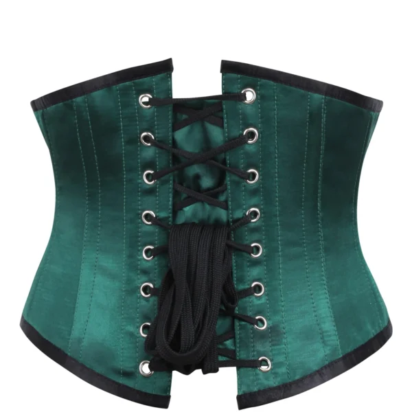 Forest Green Waspie Underbust Corset