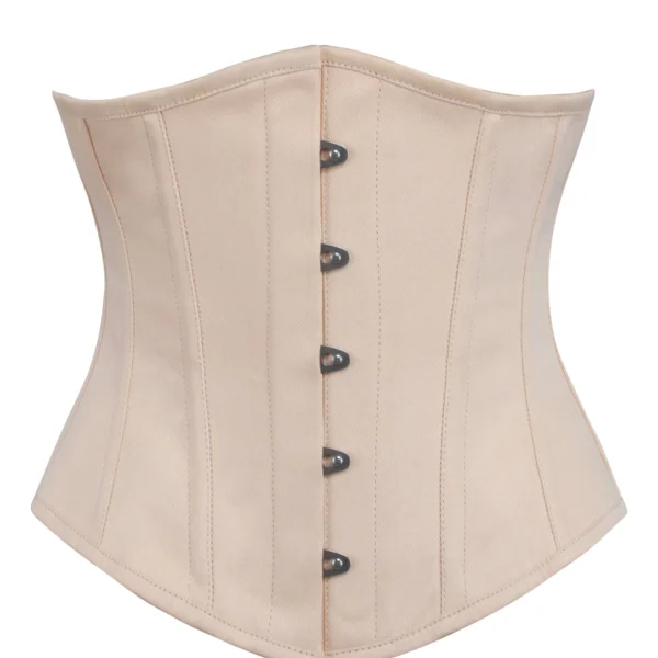 Beige Underbust Waist training Corset For Women